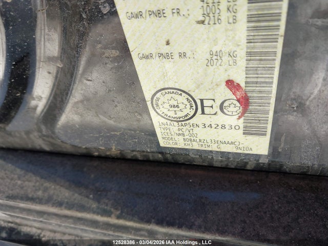 1N4AL3AP5EN342830 Nissan Altima