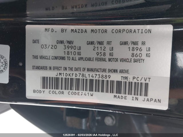 JM1DKFD78L1473889 Mazda Cx-3 Gt