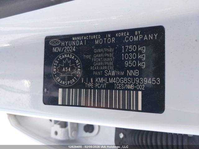 KMHLM4DG8SU939453 Hyundai Elantra