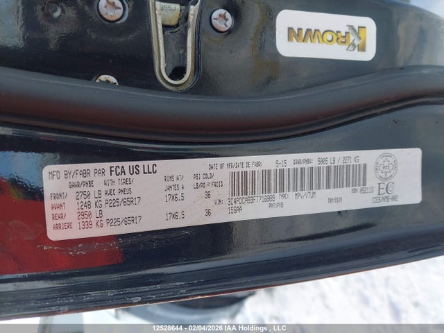 Продаж на аукціоні авто 2015 Dodge Journey Se, vin: 3C4PDCAB3FT716889, номер лоту: 12528644