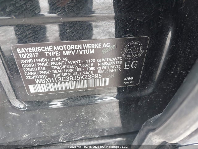 WBXHT3C38J5K23895 BMW X1 Xdrive28i