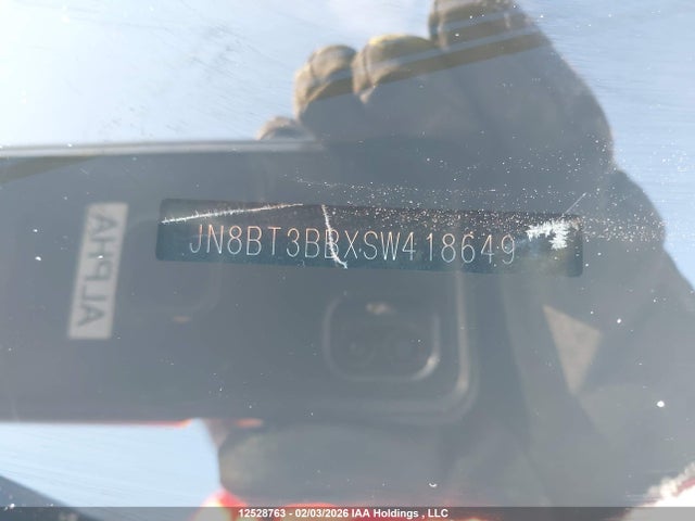 JN8BT3BBXSW418649 Nissan Rogue Sv/rc