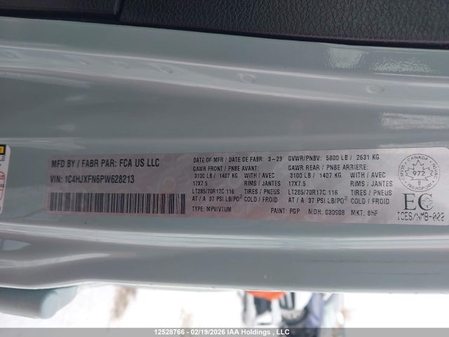 1C4HJXFN6PW628213 Jeep Wrangler Rubicon