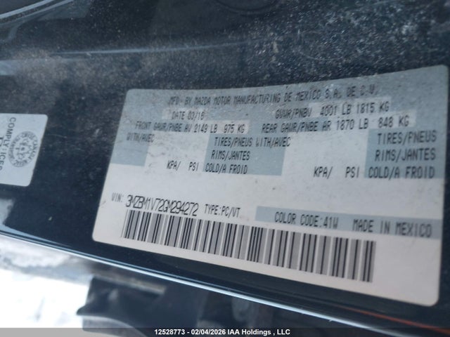 3MZBM1V72GM294272 Mazda 3 TOURING
