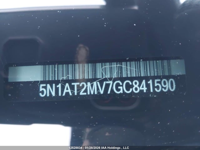 5N1AT2MV7GC841590 Nissan Rogue S/sl/sv