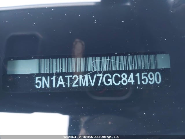 5N1AT2MV7GC841590 Nissan Rogue S/sl/sv