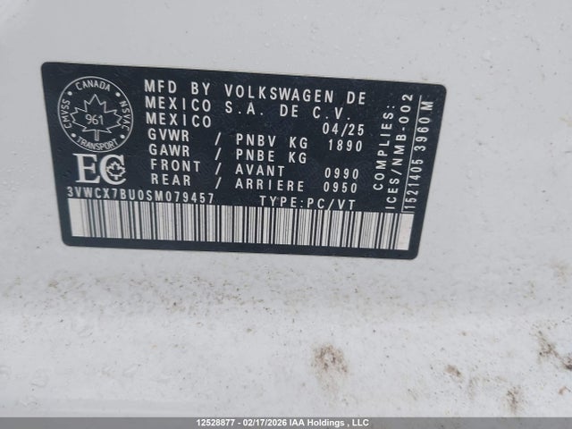 3VWCX7BU0SM079457 Volkswagen Jetta Trendline