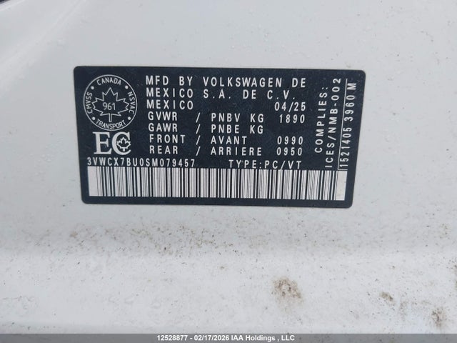 3VWCX7BU0SM079457 Volkswagen Jetta Trendline