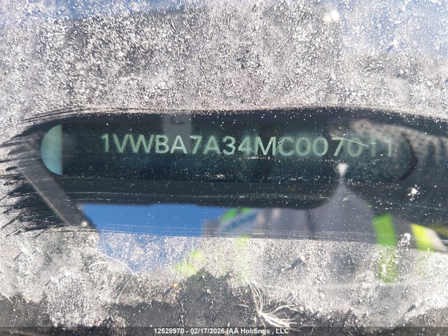 1VWBA7A34MC007011 Volkswagen Passat