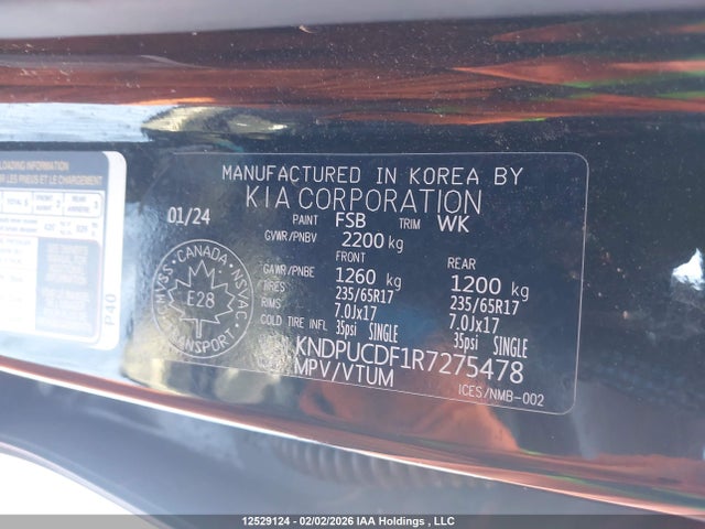 KIA Sportage Lx 2024 KNDPUCDF1R7275478 Image 9