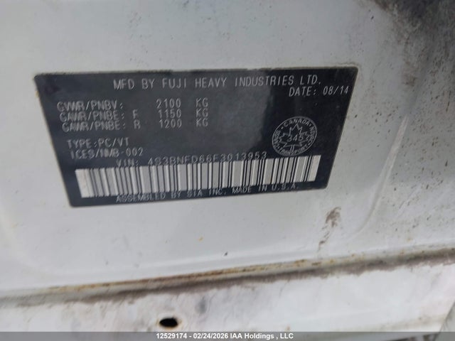 4S3BNFD66F3013953 Subaru Legacy