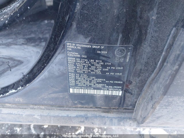 Продажа на аукционе авто 2024 Volkswagen Id.4 Pro, vin: 1V27SPE81RC010739, номер лота: 12529184