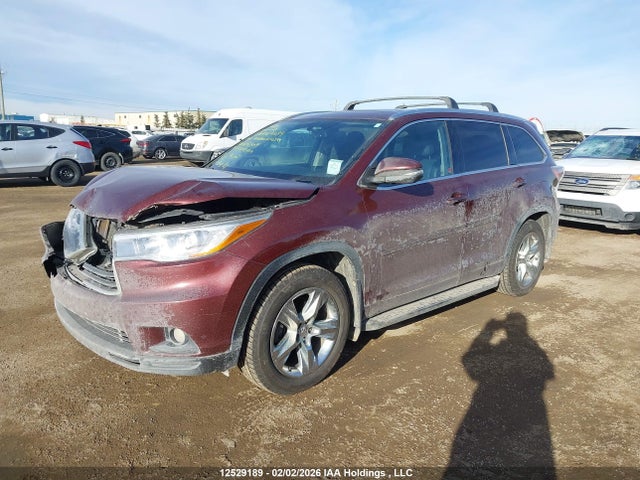 Toyota Highlander Limited 2015 5TDDKRFH2FS145804 Image 2