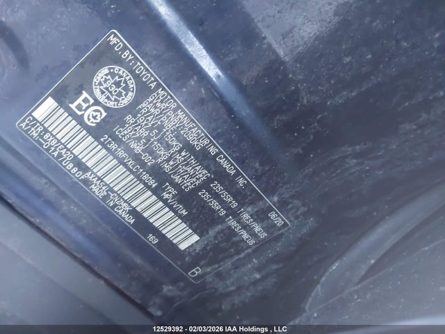 Aukcja sprzedaży 2020 Toyota Rav4 Xle, vin: 2T3R1RFVXLC118084, numer aukcji: 12529392