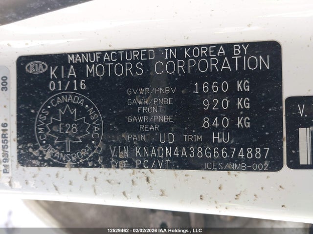 KIA Rio 2016 KNADN4A38G6674887 Image 9
