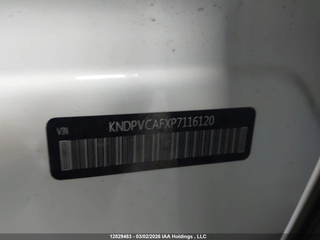 KNDPVCAFXP7116120 KIA Sportage Ex