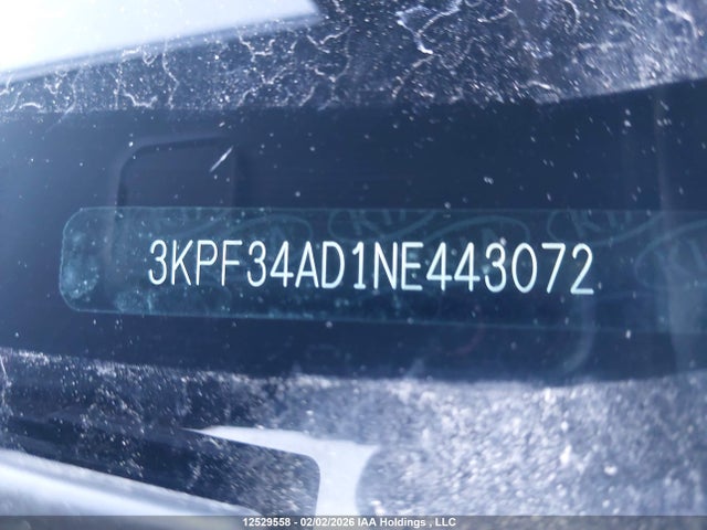 Продаж на аукціоні авто 2022 Kia Forte Gt Line, vin: 3KPF34AD1NE443072, номер лоту: 12529558
