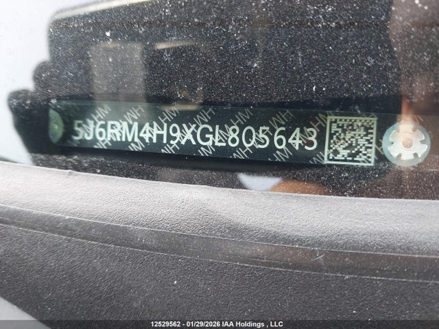 5J6RM4H9XGL805643 Honda Cr-v Touring