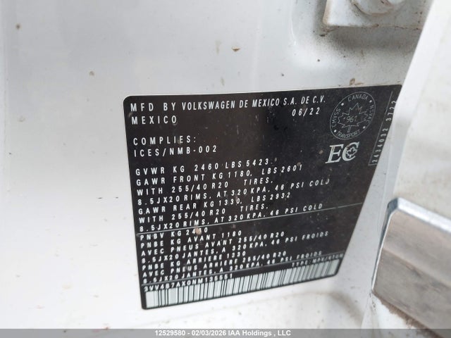 3VV4B7AX0NM135551 Volkswagen Tiguan Highline R-line