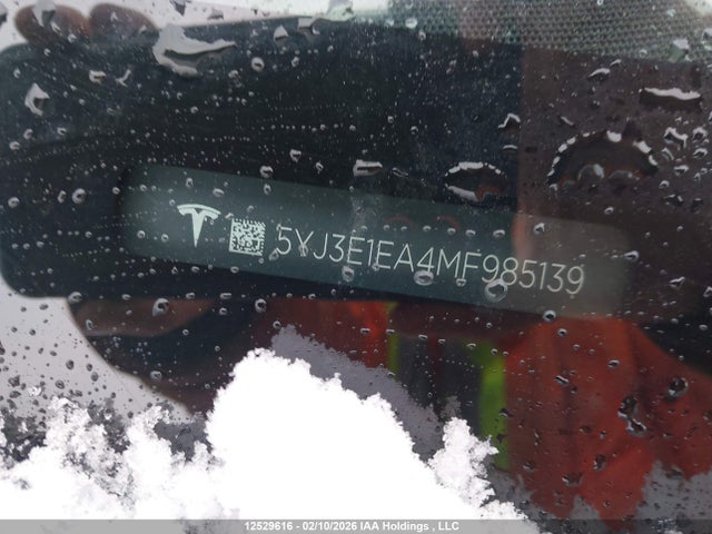 Продажа на аукционе авто 2021 Tesla Model 3 Standard Range/standard Range Plus, vin: 5YJ3E1EA4MF985139, номер лота: 12529616