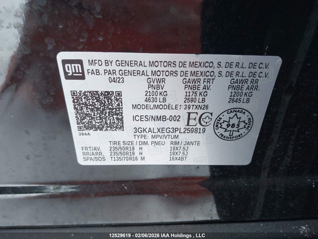 3GKALXEG3PL259819 GMC Terrain Denali