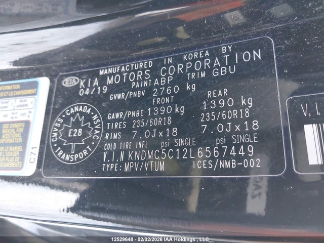 KIA Sedona Sx 2020 KNDMC5C12L6567449 Image 9