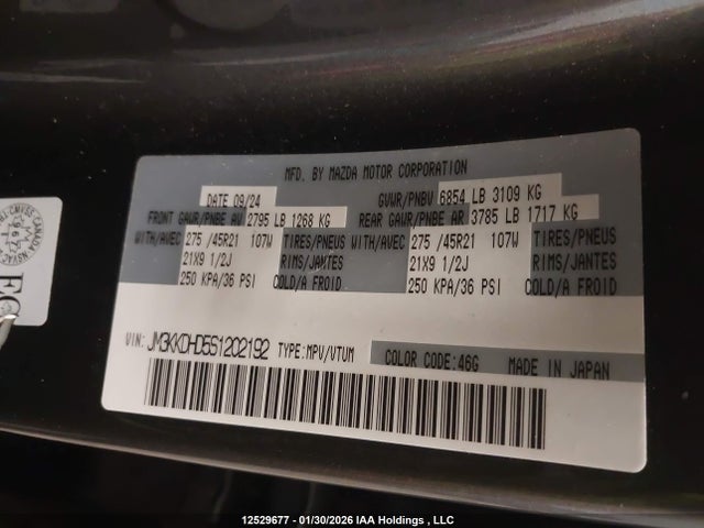 Mazda Cx-90 Premium 2025 JM3KKDHD5S1202192 Image 9