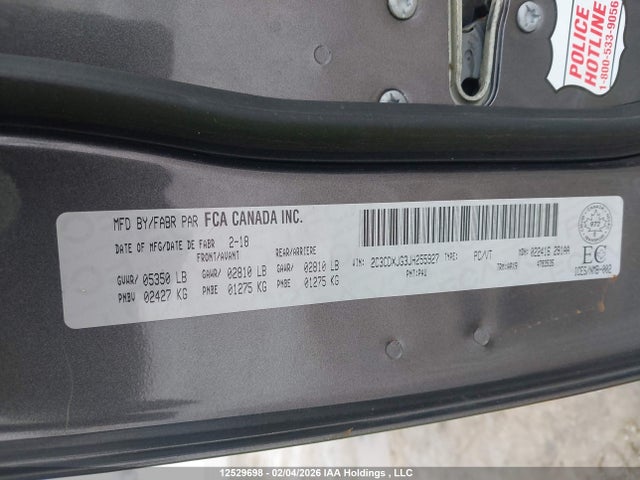 Dodge CHARGER GT 2018 2C3CDXJG3JH255927 Image 9