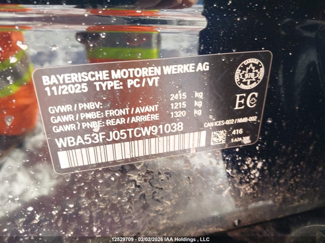 WBA53FJ05TCW91038 BMW 530 XI