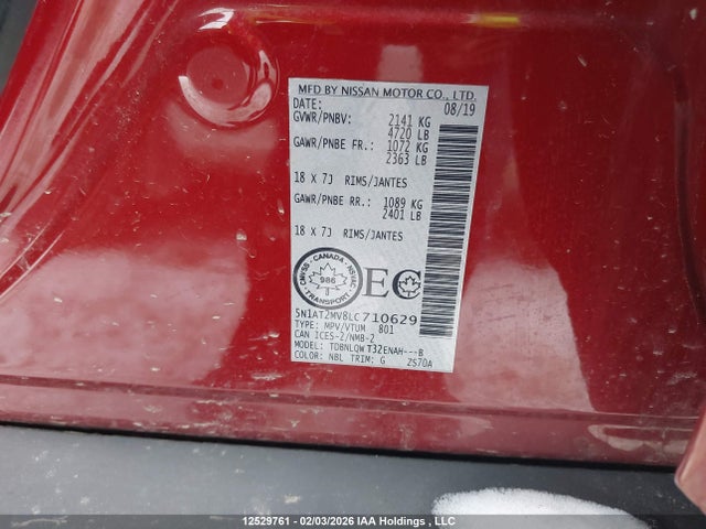 5N1AT2MV8LC710629 Nissan Rogue