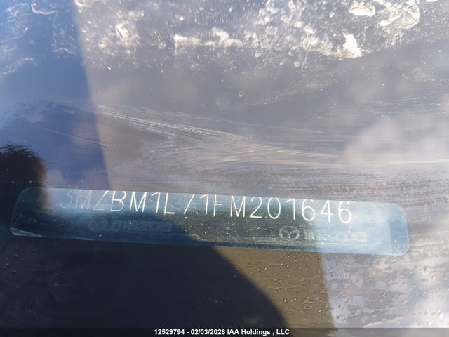 3MZBM1L71FM201646 Mazda 3 TOURING