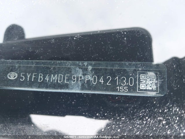 12529871 :رقم المزاد ، 5YFB4MDE9PP042130 vin ، 2023 Toyota Corolla مزاد بيع