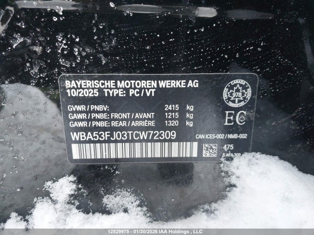 WBA53FJ03TCW72309 BMW 530 XI