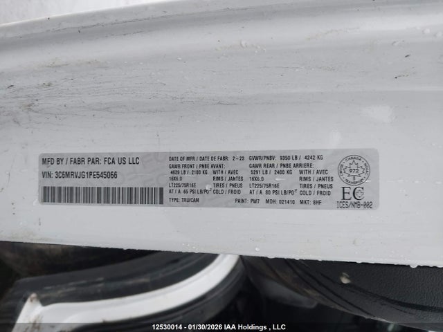 3C6MRVJG1PE545066 RAM Promaster 3500 3500 High