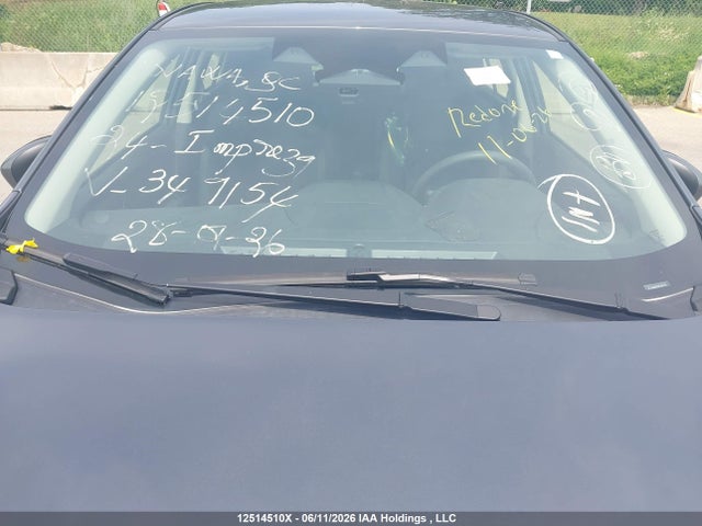 Aukcja sprzedaży 2024 Subaru Impreza Convenience 5-door, vin: JF1GUABCXR8349154, numer aukcji: 12514510