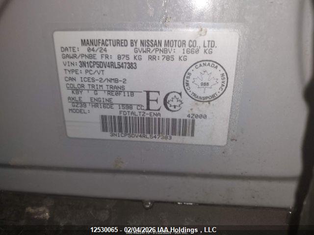 Nissan Kicks Sr Xtronic Cvt 2024 3N1CP5DV4RL547383 Image 10
