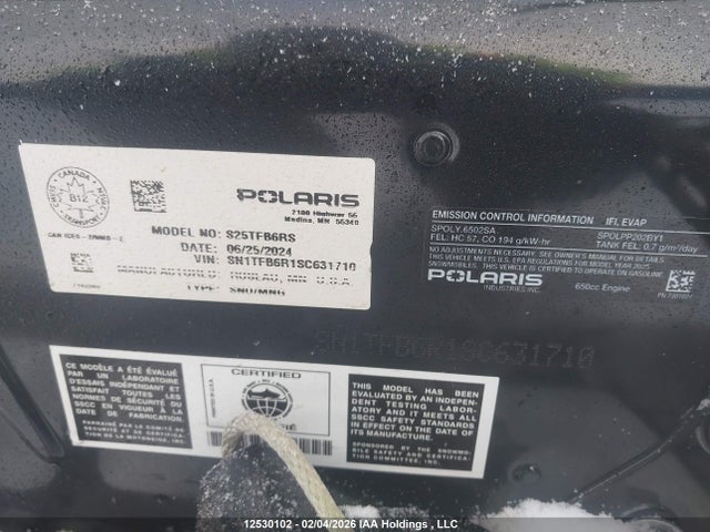 SN1TFB6R1SC631710 Polaris Indy 1000 Adventure 1000cc Indy 1000 Adventure 1000cc