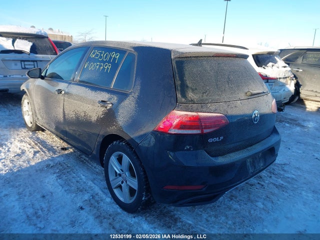 3VWW57AU3KM007799 Volkswagen GOLF S/SE