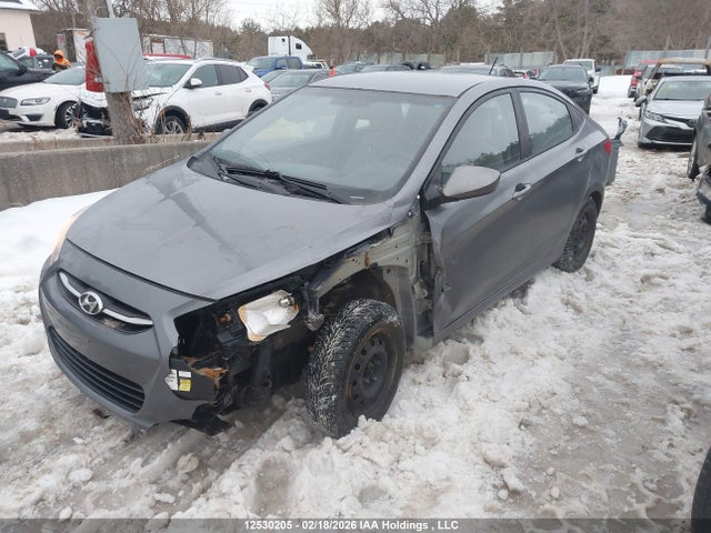 12530205 :رقم المزاد ، KMHCT4AE5GU991927 vin ، 2016 Hyundai Accent Gl مزاد بيع