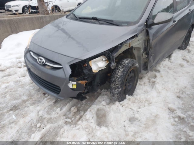 12530205 :رقم المزاد ، KMHCT4AE5GU991927 vin ، 2016 Hyundai Accent Gl مزاد بيع
