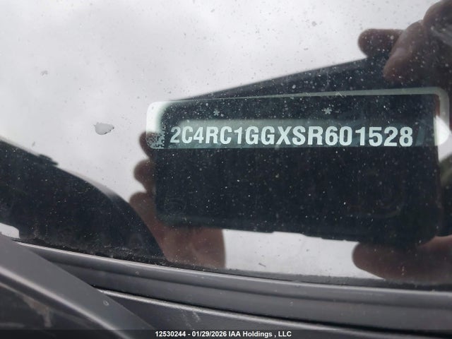 2C4RC1GGXSR601528 Chrysler Pacifica Limited