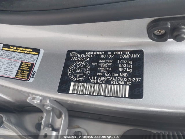 KMHRC8A37RU325297 Hyundai Venue Sel/limited