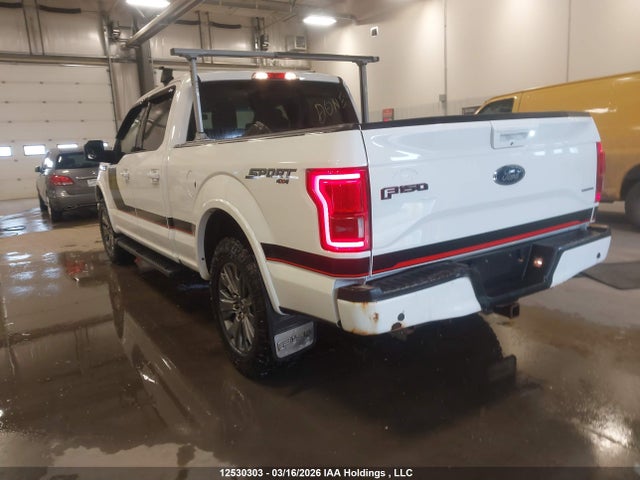 2016 Ford F150 Supercrew მანქანა იყიდება აუქციონზე, vin: 1FTFW1EFXGFC51417, აუქციონის ნომერი: 12530303