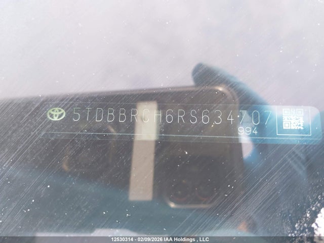 5TDBBRCH6RS634707 Toyota Highlander Hybrid Le