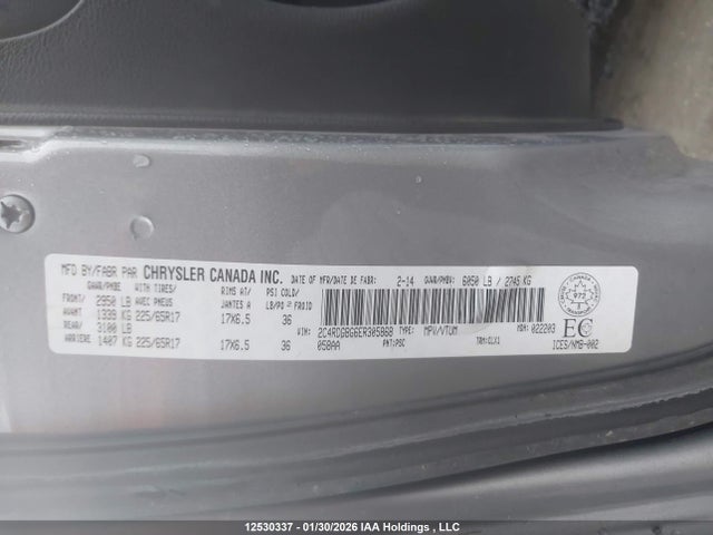 2C4RDGEG9ER183051 Dodge Grand Caravan R/t