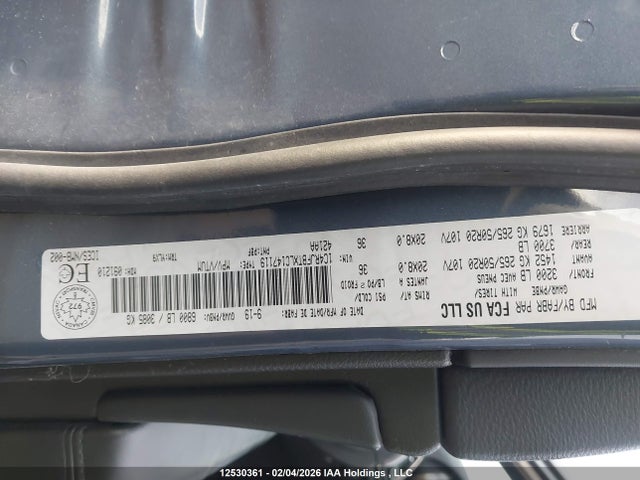 Jeep Grand Cherokee Limited X 2020 1C4RJFBTXLC147119 Image 9