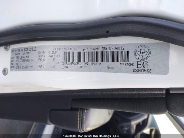 1C4PJLAB7HW630121 Jeep Cherokee Sport