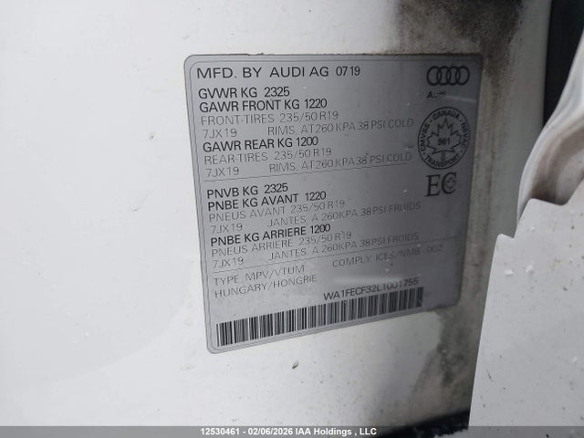 WA1FECF32L1001755 Audi Q3 Prestige S-line