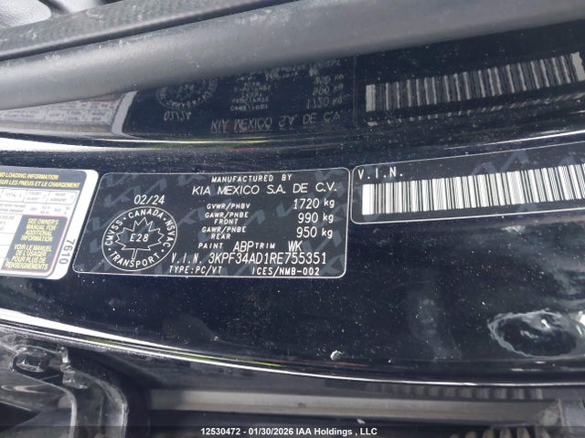 3KPF34AD1RE755351 KIA Forte Ex/ex+/ex Premium