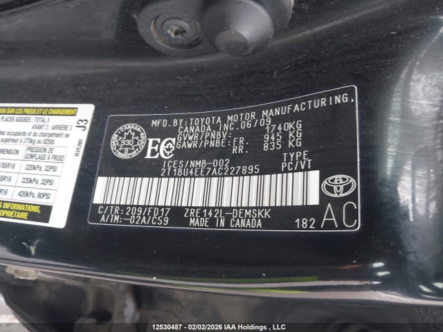 Продажа на аукционе авто 2010 Toyota Corolla S, vin: 2T1BU4EE7AC227895, номер лота: 12530487